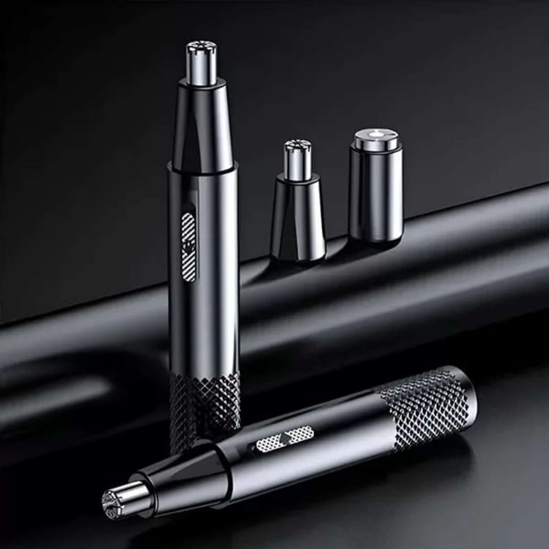 Rechargeable Nose Hair Trimmer – Cordless & Portable – Safe Blades – Trims Nose & Ear Hair – Easy to Clean – For Men & Women