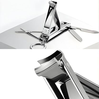 TrimMate | Multi-Function Nail Clipper Tool – 6-in-1 Grooming Gadget – Premium Stainless Steel – Compact Travel Carry for Busy Professionals