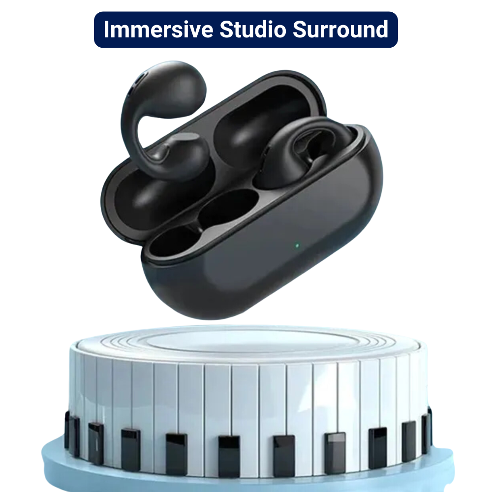 SoundStride | Bone Conduction Headphones – Open-Ear Safety – Sweatproof & Wireless – For Running & Gym