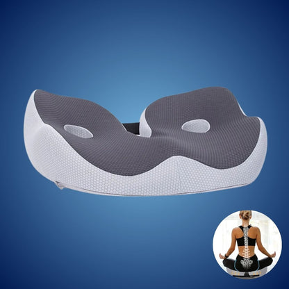 SitSmart Adjustable Memory Foam Sit Bone Relief | Seat Cushion for Tailbone Pressure Pain - Posture Support in Office Chairs