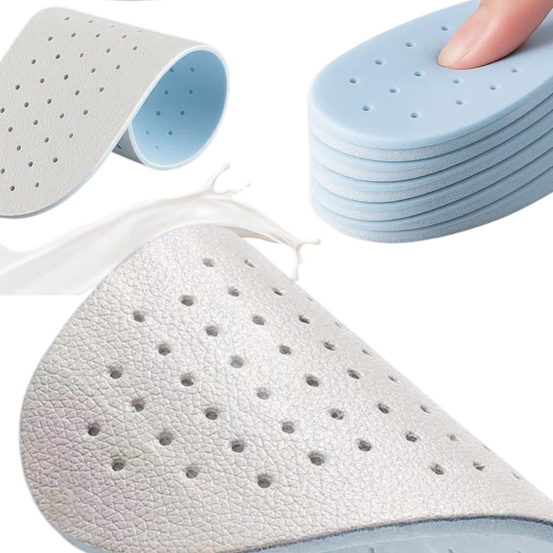 ArchCushion | Arch Support Insoles – Shock-Absorbing – Breathable Leather – For Pain Relief and All-Day Comfort