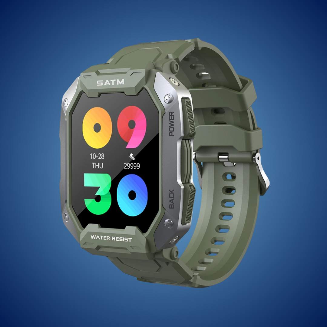 TactiX ARMY Series Smartwatch With Military Design | Durable GPS - Fitness Tracker - for Outdoor Adventures - Military Personnel and Tactical Use