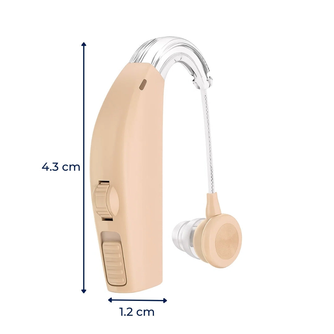 ClearHear | Hearing Amplifier – Boosts Hearing Clarity – Rechargeable & Lightweight – Reduces Background Noise – Ideal for Seniors