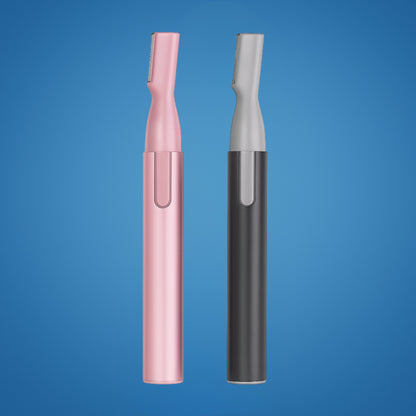 GroomEase | Eyebrow Trimmer – Painless Precision – Stainless Steel Mini Facial Shaver – For Sensitive Skin & On-the-Go Grooming