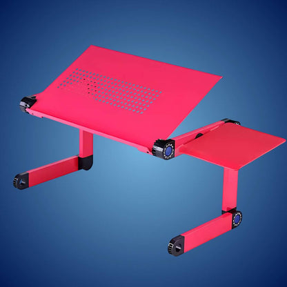 ErgoElevate Adjustable Laptop Stand | for Bed - Couch - Desk - Cooling Function for Comfort and Productivity