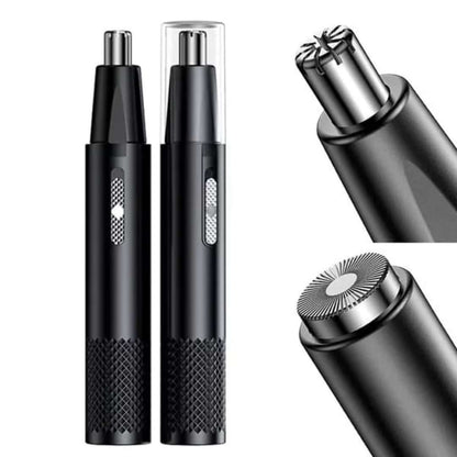 Rechargeable Nose Hair Trimmer – Cordless & Portable – Safe Blades – Trims Nose & Ear Hair – Easy to Clean – For Men & Women