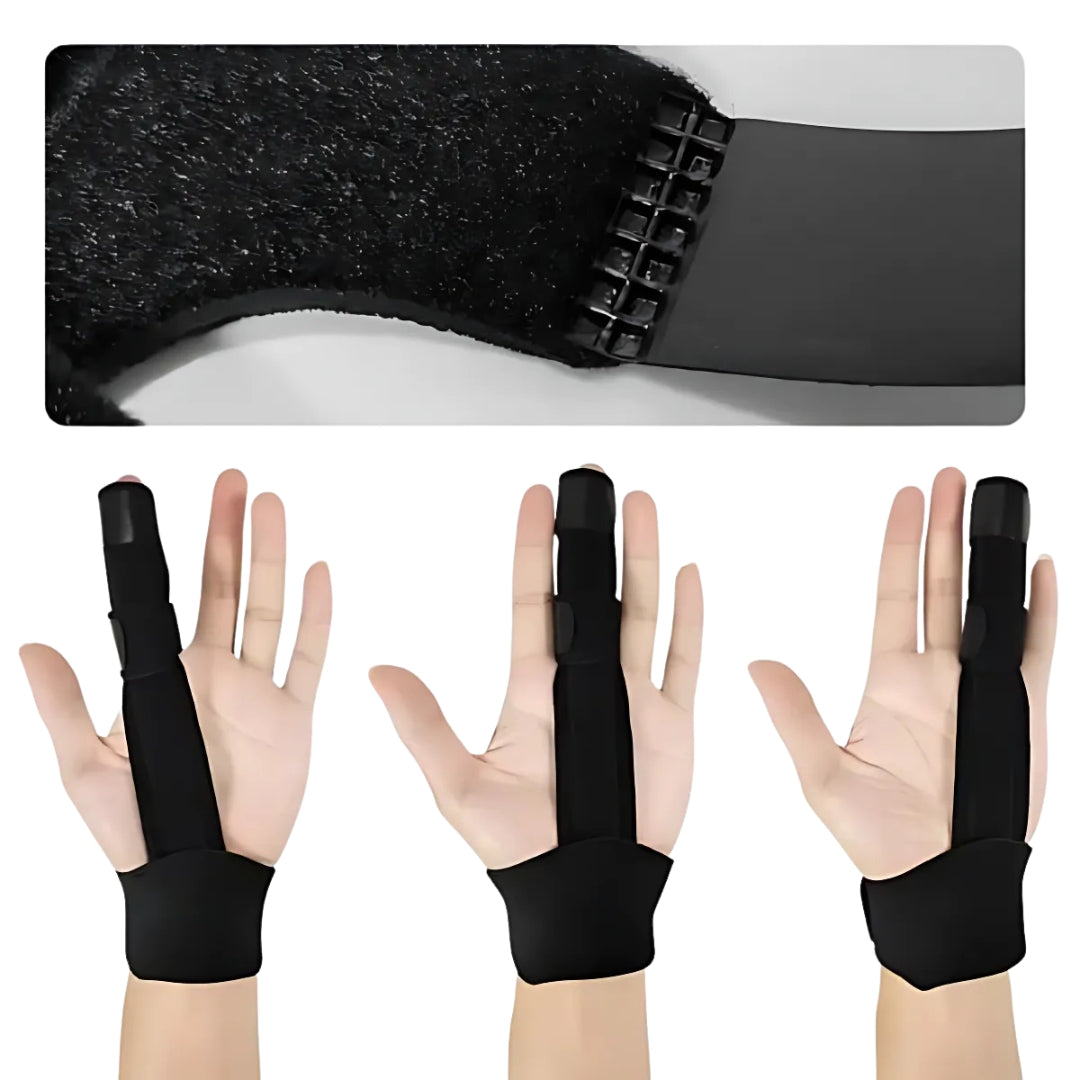 FlexiBrace | Adjustable Finger Splint Support Brace for Injury Recovery, Arthritis, Pain Relief, Finger Immobilisation