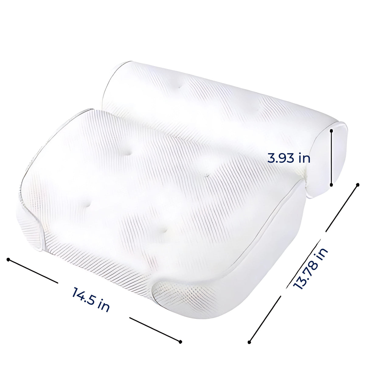 SoakEase Bath Pillow – Neck & Head Support – Non-Slip Cushion – Enhances Relaxation – Fits All Bathtubs – Soft & Comfortable