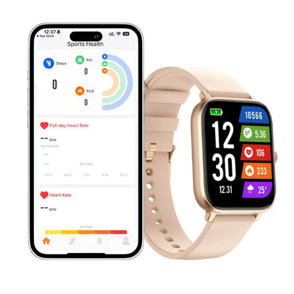 VitalEase Smartwatch | Health Tracking - Heart Rate Monitoring - Sleep Tracking - Fitness and Running Tracking