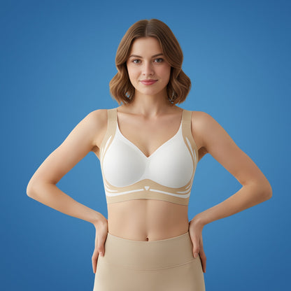 LiftEase | Comfortable Wireless V‑Neck Bra – Anti‑Sagging Lift – Breathable Padded Support – All‑Day Comfort – Ideal for Daily Wear
