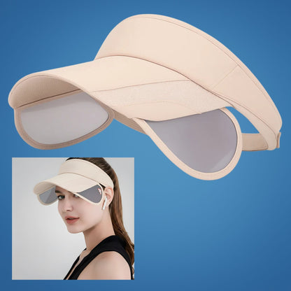 SunGuard | Sun Protection Visor Hat – Extendable Brim – Breathable Mesh – Lightweight UV Shield for Outdoor Walking & Beach Comfort