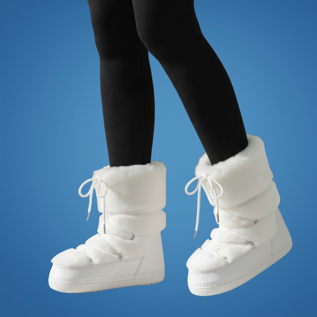 FrostStride | Women’s Moon Boots – Waterproof Snow Defence – Plush Faux Fur Lining – Warm Comfort – Non Slip Grip for Cosy Winter Walks
