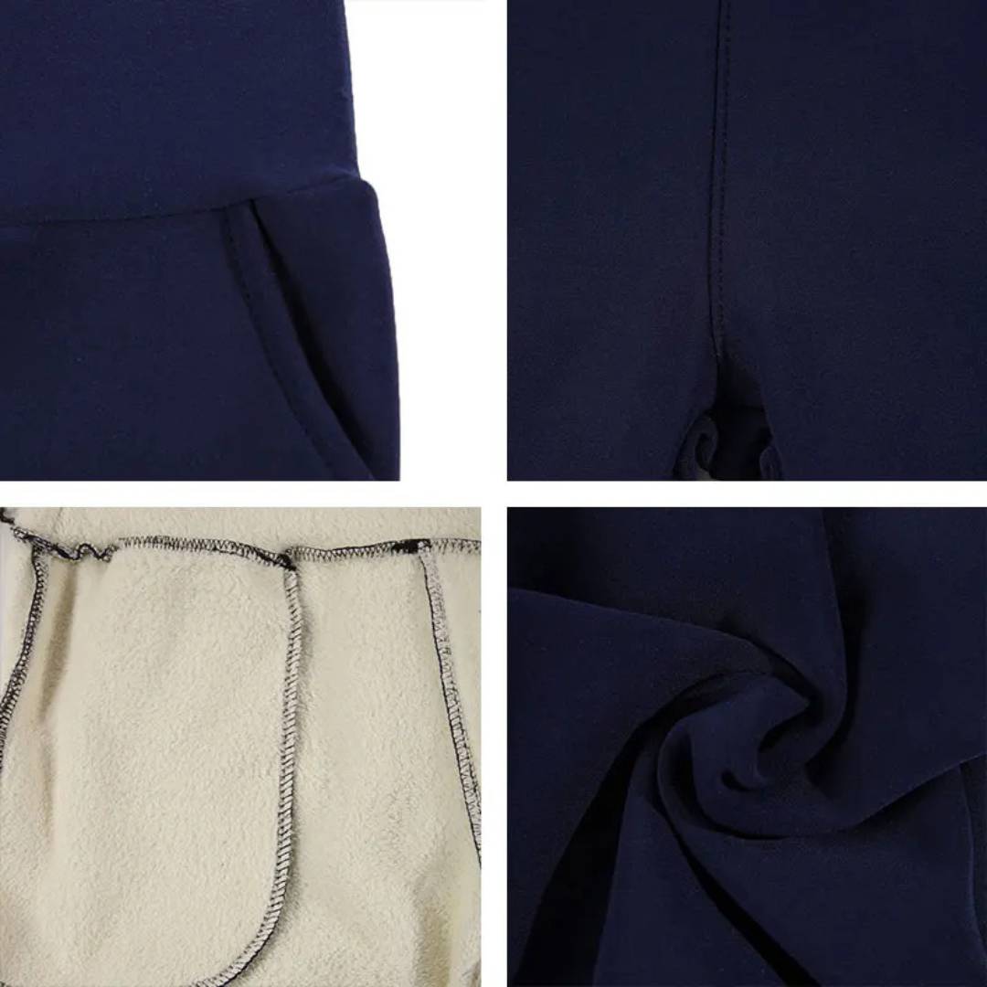 WarmFlex High-Waisted Warm Fleece Leggings | Winter Legging for Cold Weather - Warm Legging - for Outdoor Activities