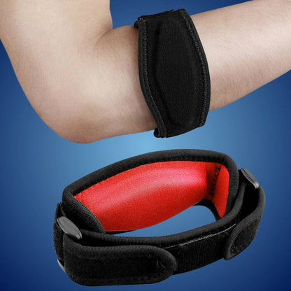 FlexSupport Adjustable Elbow Brace Support Pad | Elbow Pain Relief - Compression for Elbow Pain - Comfortable Elbow Brace