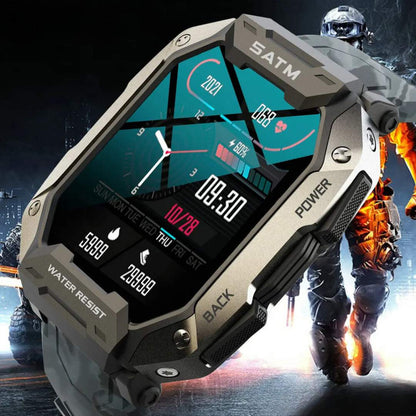 TactiX ARMY Series Smartwatch With Military Design | Durable GPS - Fitness Tracker - for Outdoor Adventures - Military Personnel and Tactical Use