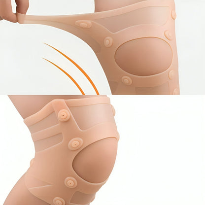 MagniFlex | Magnetic Pain Relief Knee Support – Stimulates Circulation for Fast Recovery – Silicone Anti-Slip Fit – For Running & Arthritis Pain