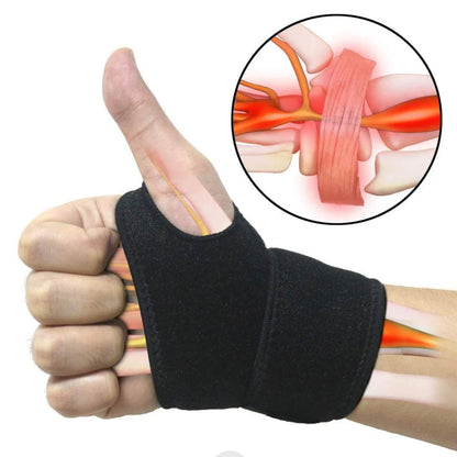 FlexiSupport Orthopedic Wrist Brace | Adjustable Fit - for Pain Relief and Stability in Injuries - Arthritis and Carpal Tunnel