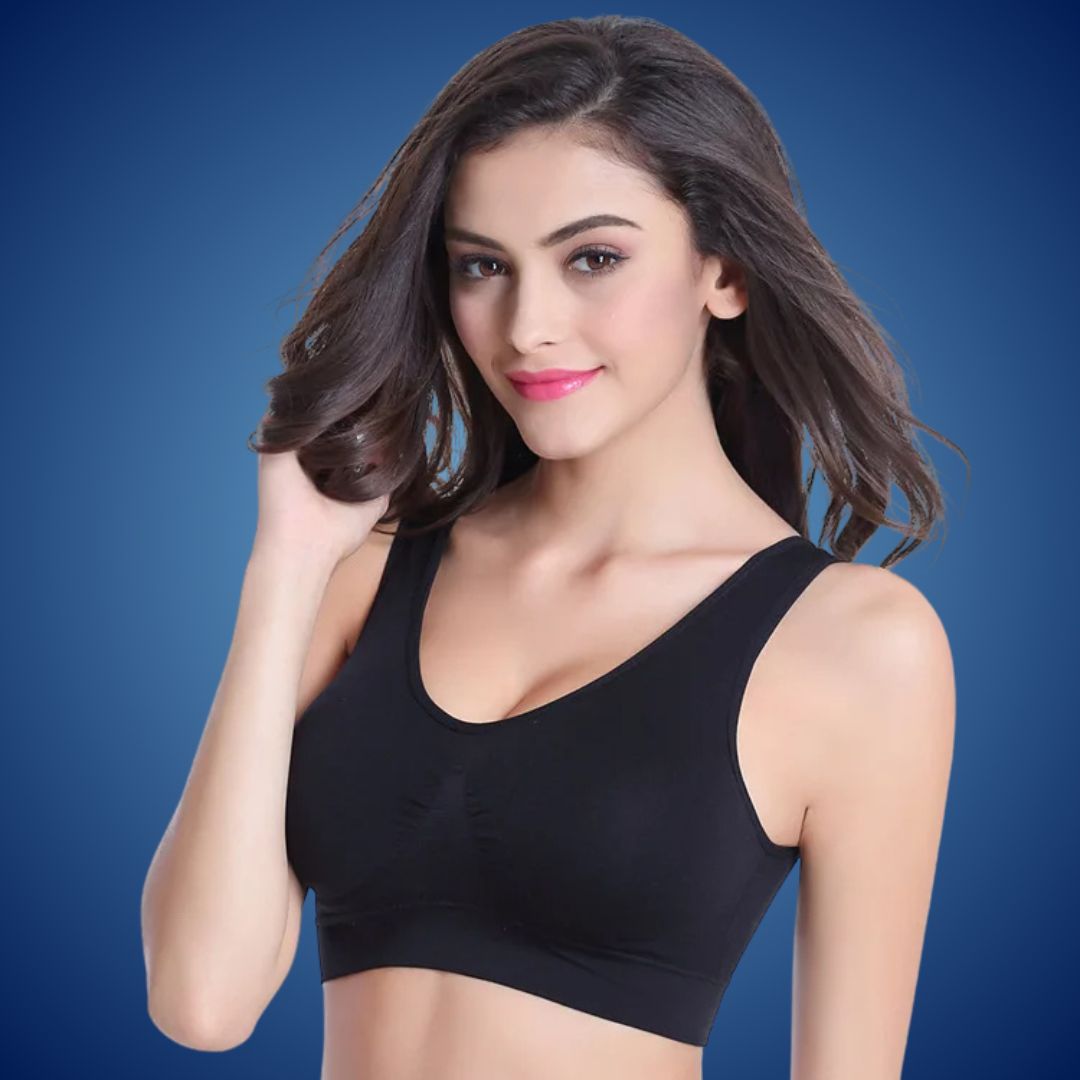BreathEase Seamless Air Bra | Comfortable Lightweight Support for Everyday Use - Active Wear and Postpartum Recovery