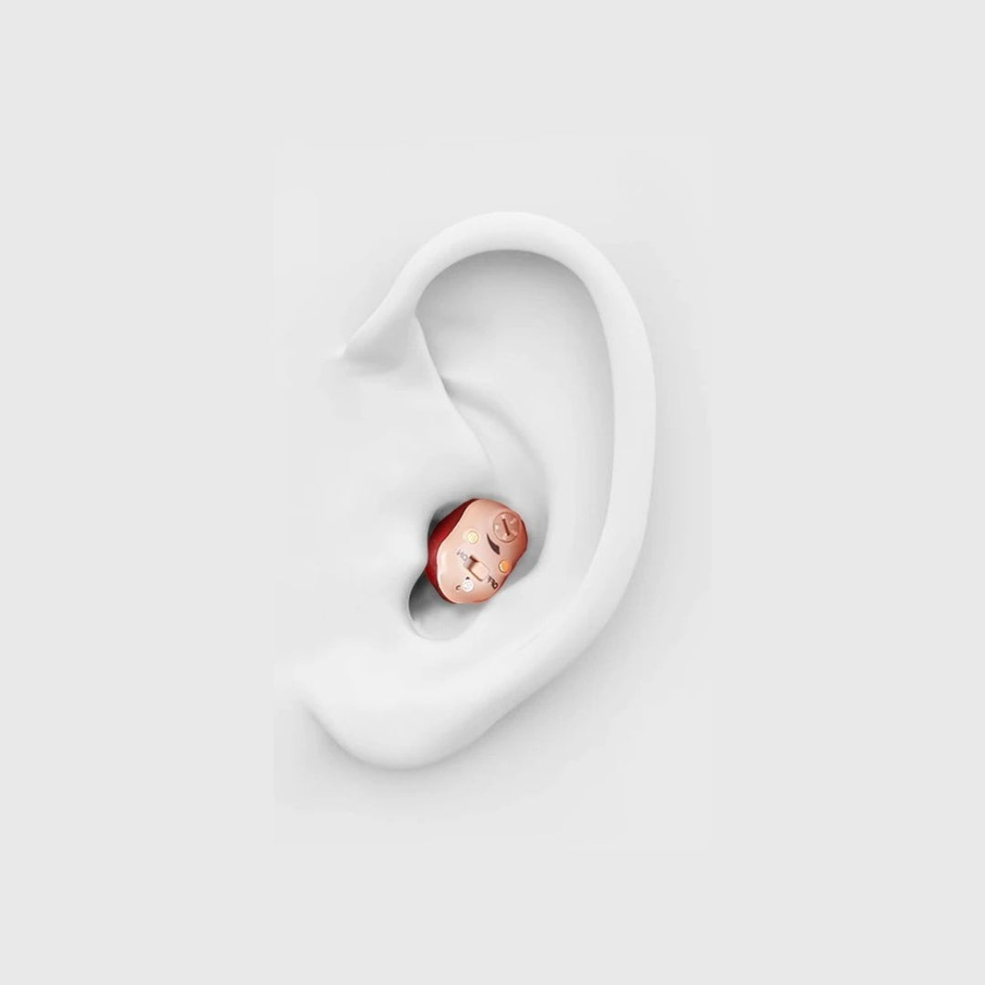 SilentWave | Rechargeable Invisible Hearing Aids Pair - Amplify Sound - Improve Speech Clarity - Discreet Design