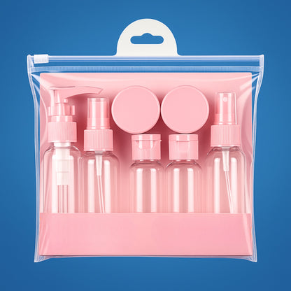 TripTidy | Travel Cosmetic Bottle Set – Leak-Proof Refillable Silicone – 60–80 ml Size – Perfect for Carry-On Trips