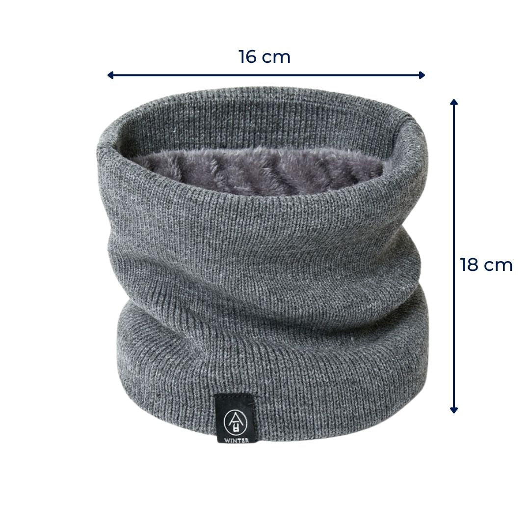NordWarm | Winter Neck Gaiter – Wind-Blocking Warmth – Soft Thick Knit Tube Scarf for Men & Women – Keeps Neck Warm & Cosy Outdoors