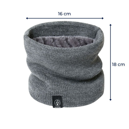 NordWarm | Winter Neck Gaiter – Wind-Blocking Warmth – Soft Thick Knit Tube Scarf for Men & Women – Keeps Neck Warm & Cosy Outdoors