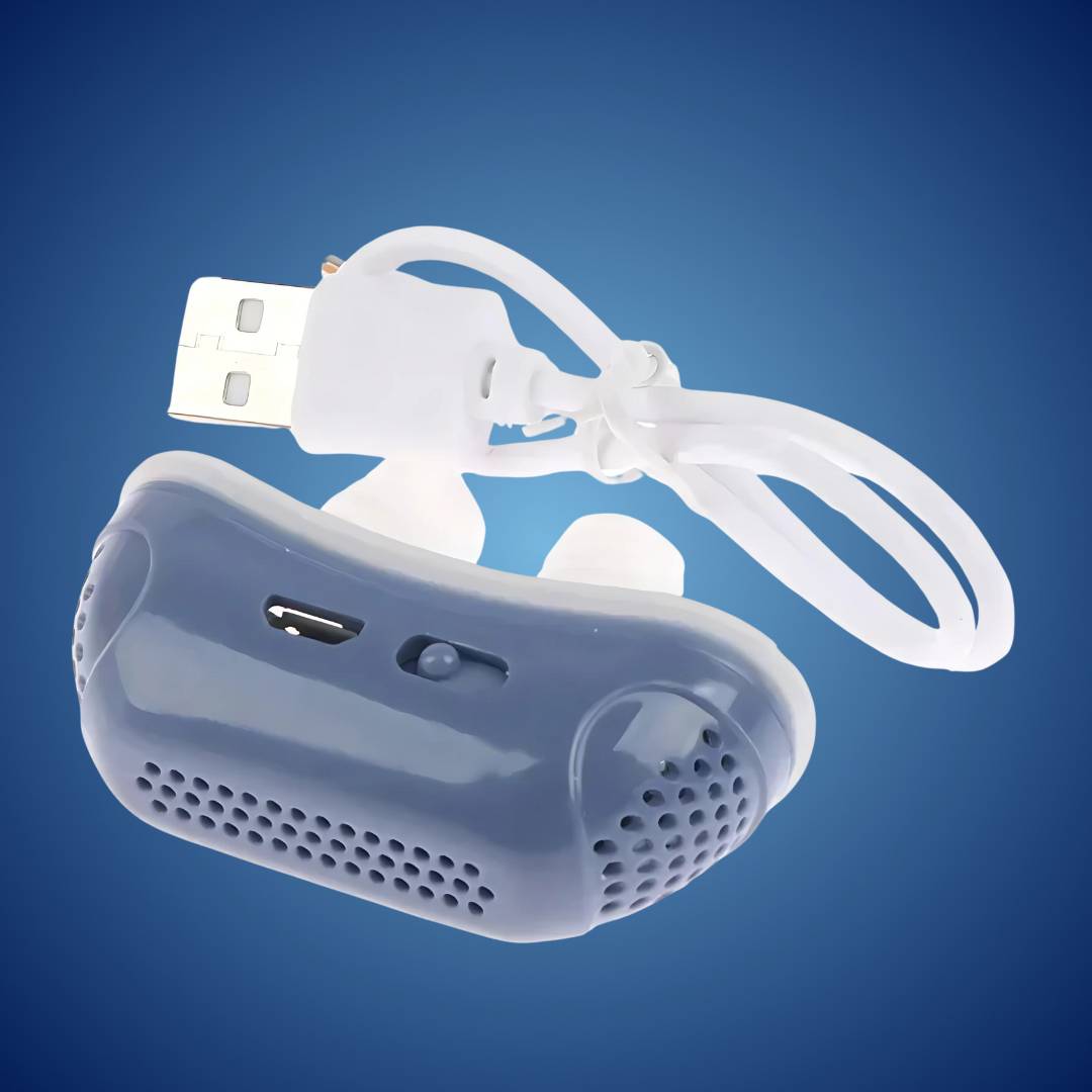 RestEase Micro CPAP Sleep Apnoea Machine | Portable Anti-Snoring Device - Rechargeable - Travel-Friendly CPAP Alternative