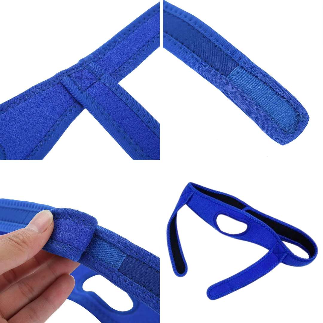 SilentRest Premium Full Head Chin Strap for Snoring Relief | Sleep Apnea Support - Comfortable - Night Use