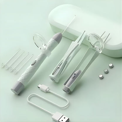 EarLumina | Ear Wax Removal Kit – LED-Illuminated Precision Cleaning – Stainless Steel – Safe Gentle Ear Care for Adults & Children