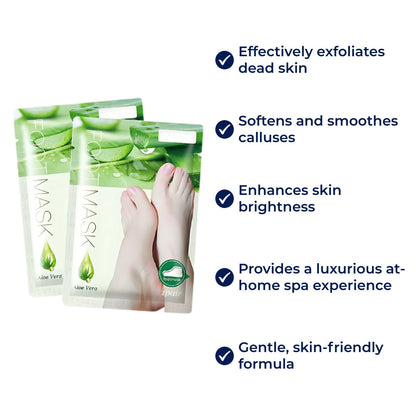 SmoothStep | Foot Peel Mask – Removes Dead Skin, Softens Calluses, Brightens Skin – Spa-Like Exfoliating Treatment at Home