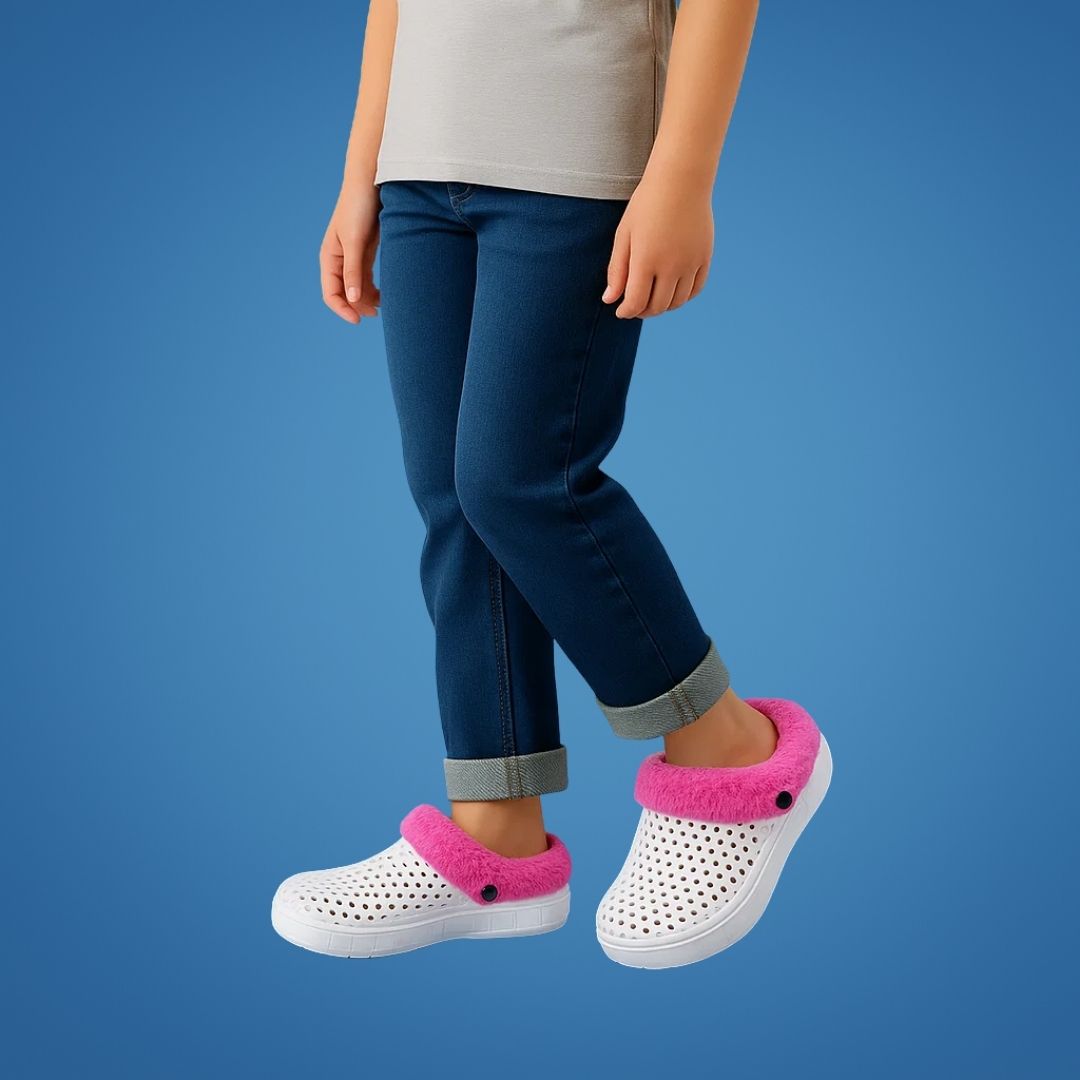 FrostEase | Winter House Slippers – Non-Slip Thick Sole – Plush Lined Indoor Shoes for Cold Feet – Extra Warm Comfort, Support & Relief