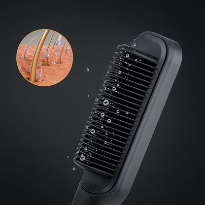 StyleSwift | Hot Comb Straightener – Instant Heat Up – Ceramic Coated – Frizz-Free Shiny Hair for All Types – Salon Smooth Results