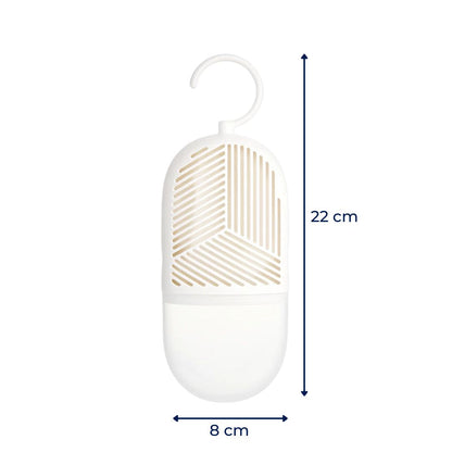 DryGuard | Wardrobe Dehumidifier – Stops Damp & Musty Smells – Transparent Water-View – Long-Lasting Freshness For Clothes Storage
