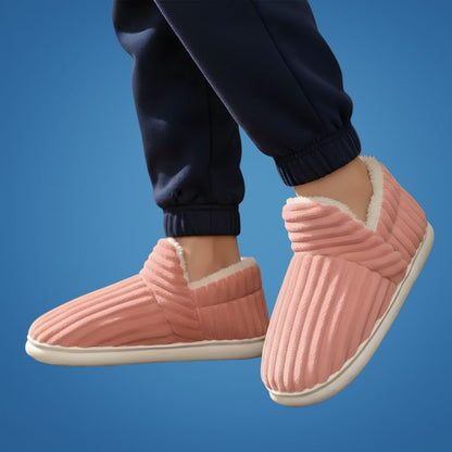 HeatEase | Winter Warm House Slippers – Closed-Toe Anti-Slip Sole – Thick Cushioned Support – Keeps Feet Cosy and Pain-Free All Day