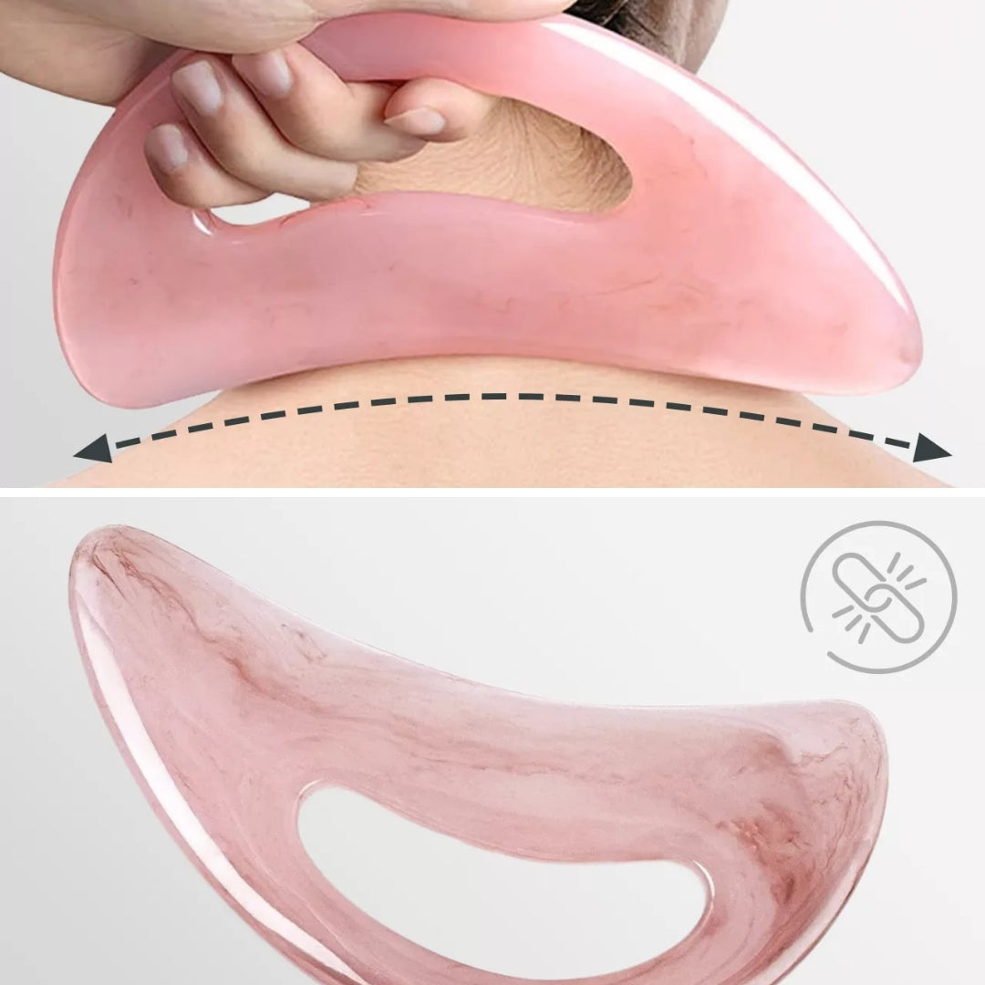 WellEase | Body Gua Sha Massager – Lymphatic Drainage – Durable Resin Tool – Relieves Muscle Tension & Soreness – Relaxing Full‑Body Use