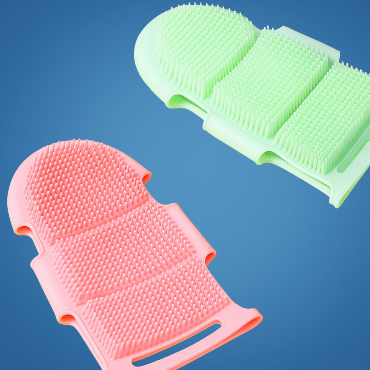 SiliceaCare | Silicone Body Scrubber Glove – Gentle Exfoliation – Antibacterial Washable Design – Smooth Skin for All Types