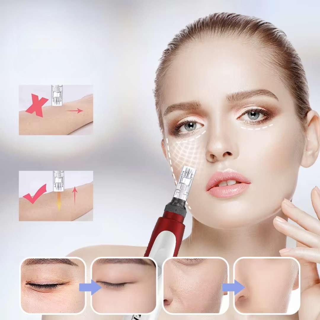 SkinRevive | Microneedling Derma Pen – Boost Collagen, Reduce Wrinkles & Scars, Improve Skin Texture & Tone – Professional Skincare Tool