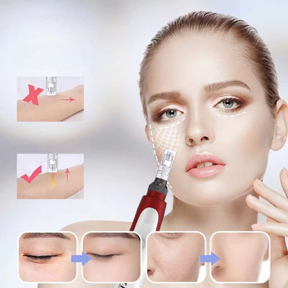 SkinRevive | Microneedling Derma Pen – Boost Collagen, Reduce Wrinkles & Scars, Improve Skin Texture & Tone – Professional Skincare Tool