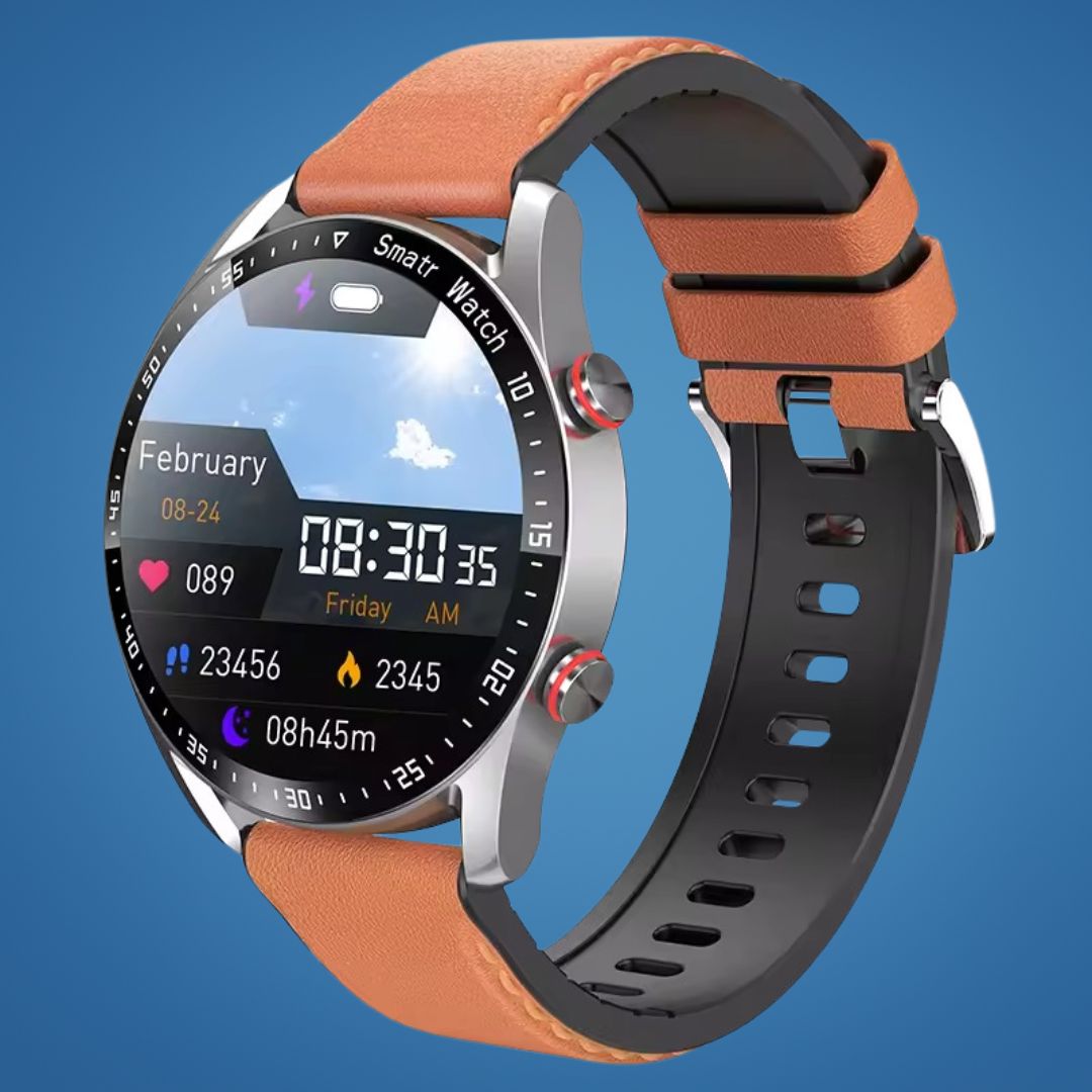 FitTrack | Non-Invasive Fitness Smart Watch - Tracks Physical Activity - Heart Rate - Sleep - Workout - Water Resistant