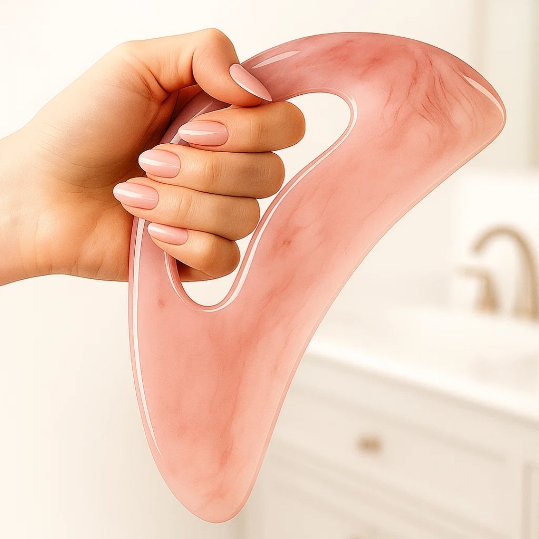 WellEase | Body Gua Sha Massager – Lymphatic Drainage – Durable Resin Tool – Relieves Muscle Tension & Soreness – Relaxing Full‑Body Use