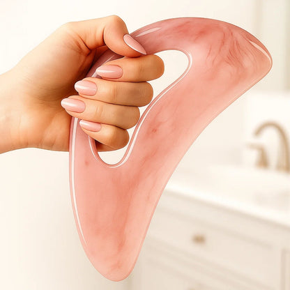 WellEase | Body Gua Sha Massager – Lymphatic Drainage – Durable Resin Tool – Relieves Muscle Tension & Soreness – Relaxing Full‑Body Use