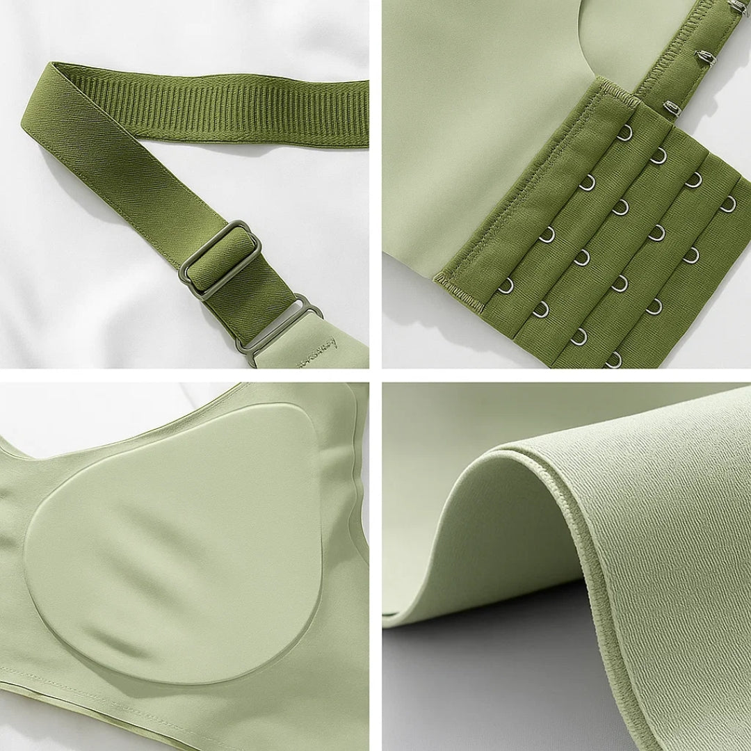 LiftEase | Comfortable Wireless V‑Neck Bra – Anti‑Sagging Lift – Breathable Padded Support – All‑Day Comfort – Ideal for Daily Wear