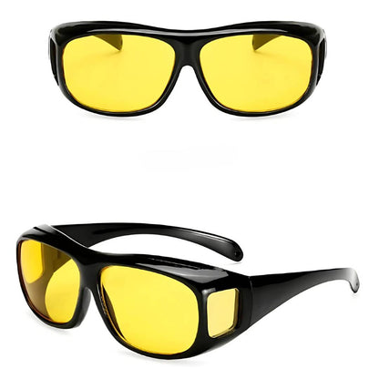 DriveBright Night Driving Clarity Glasses | Enhanced Vision - Anti-Glare Glasses - UV Protection - Reduced Eye Strain During Night Drives