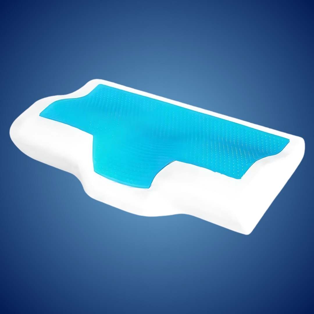 RestAlign Memory Foam Neck Support Pillow | Contoured Alignment for Neck Pain Relief and Improved Sleep Quality