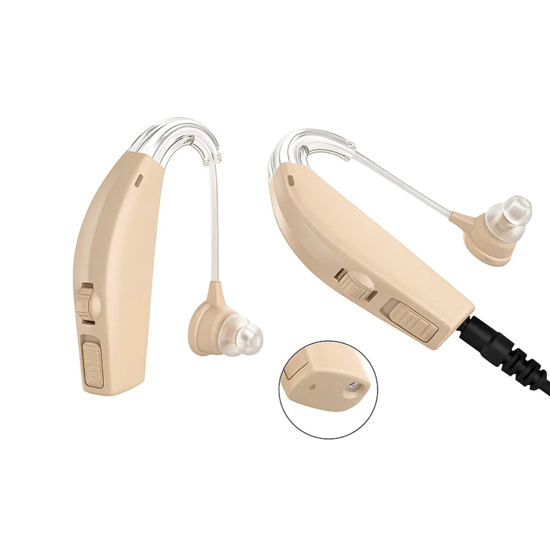 ClearHear | Hearing Amplifier – Boosts Hearing Clarity – Rechargeable & Lightweight – Reduces Background Noise – Ideal for Seniors