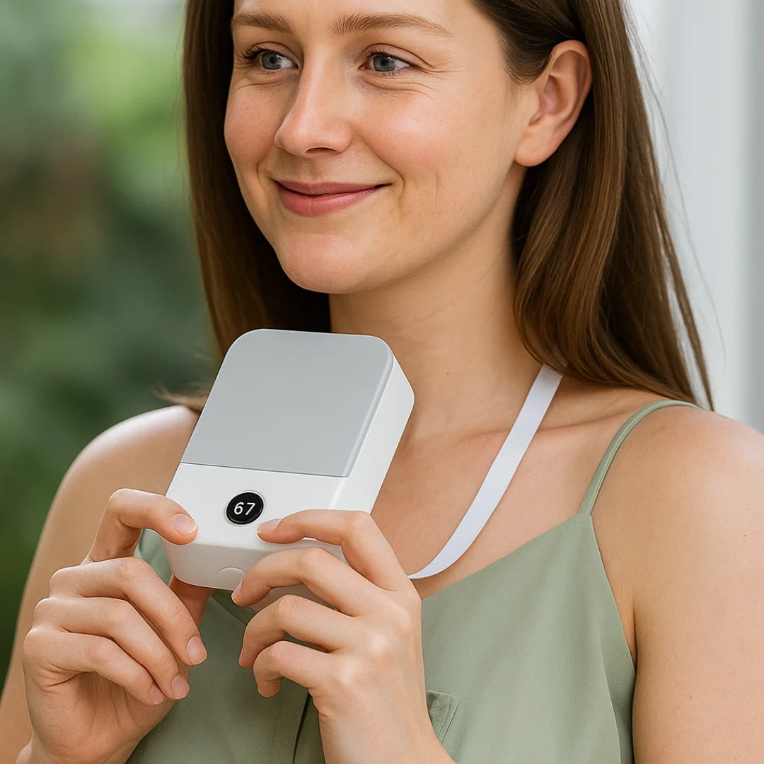 BreezeClip | Waist Clip Fan – 3-Speed Cooling – 2000 mAh Battery & Secure Waist Attachment – Hands-Free Relief for Outdoors, Work & Travel