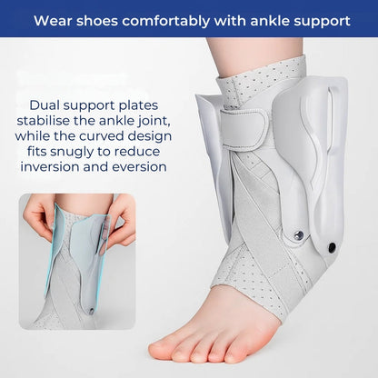 StabilEase Ankle Support Brace – Prevents Twisting – Breathable Lightweight – Pain Relief – Injury Recovery – Everyday Comfort