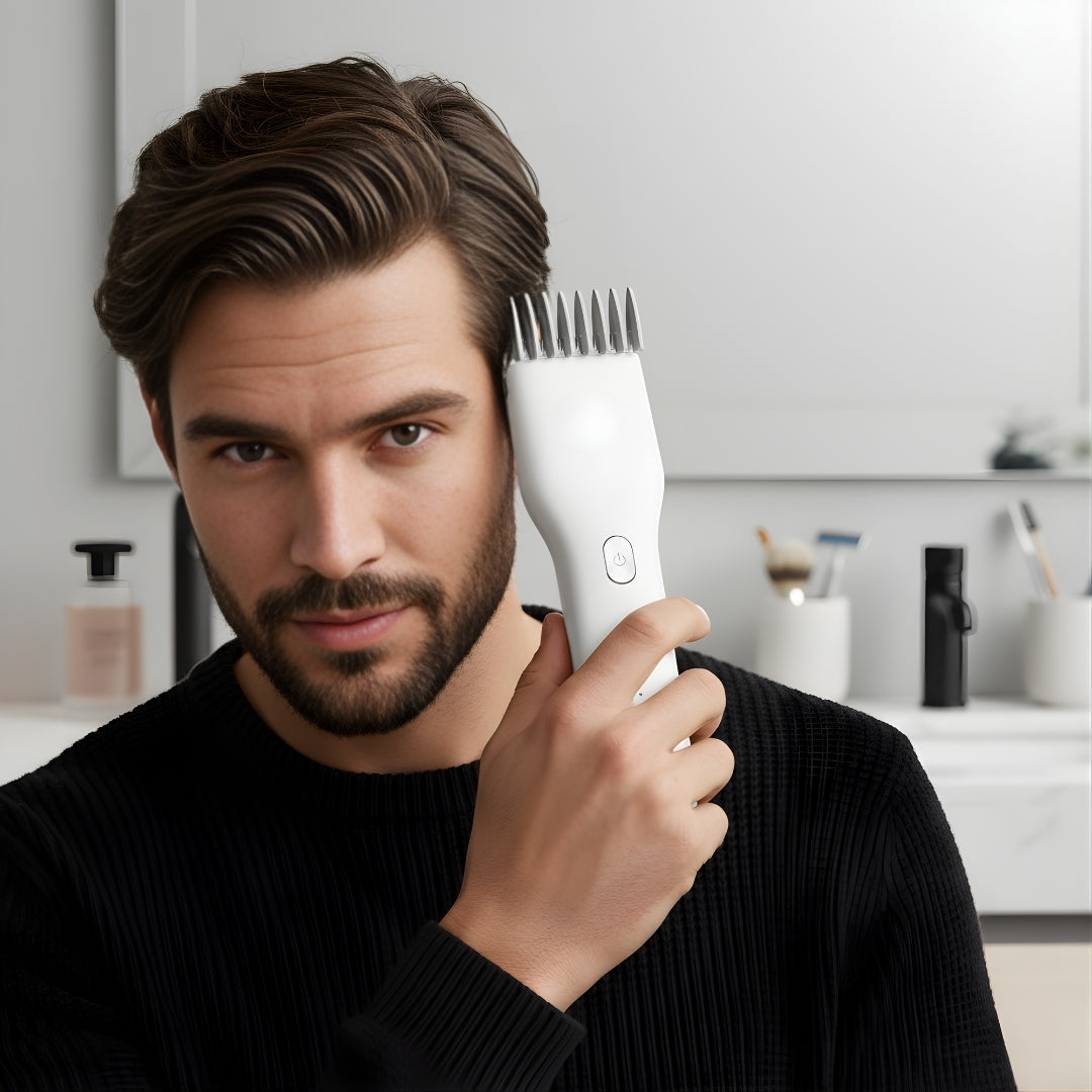 ClipFree | Cordless Hair Clipper – Rechargeable Freedom – Lightweight Ceramic Blade Design – Smooth Easy Trims for Men at Home or On the Go