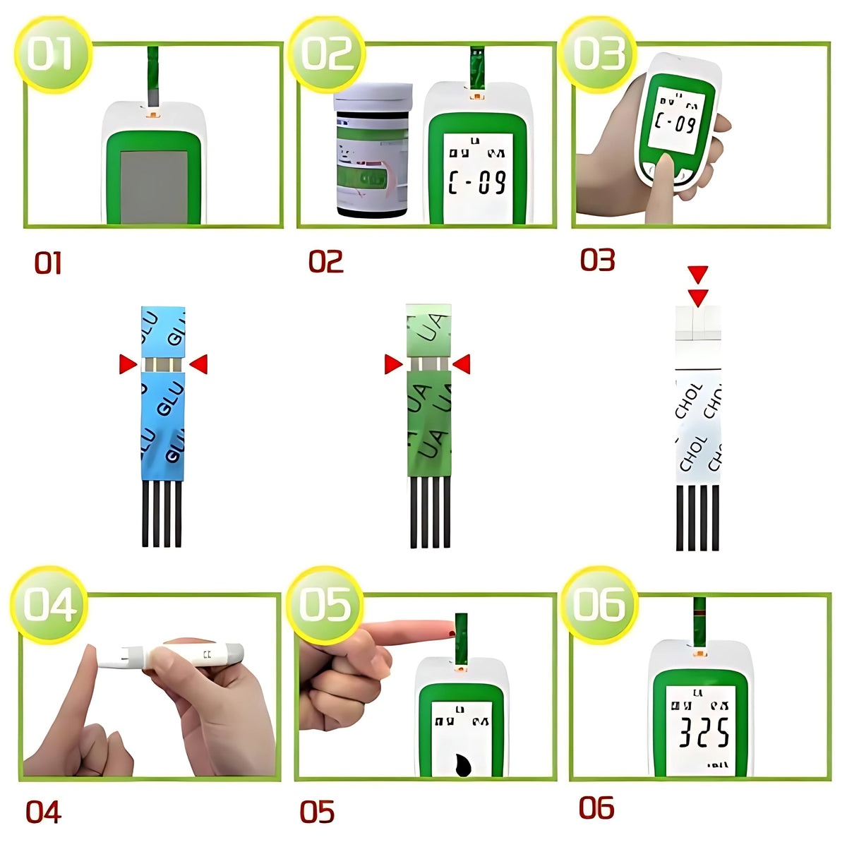 CholestroGuard | Home Cholesterol Test Kit – Quick Results – Easy Blood Sample – Monitor Levels – Track Health Proactively