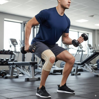 FlexiRelief | Knee Support Sleeve – Pain Relief & Swelling Reduction – Highly Elastic Breathable Non-Slip – Active Recovery & Exercise